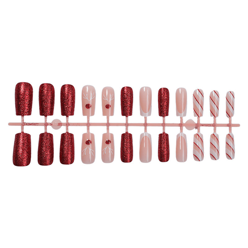 Holiday-Themed Press-On Nail Art Set Acalora 1788495570
