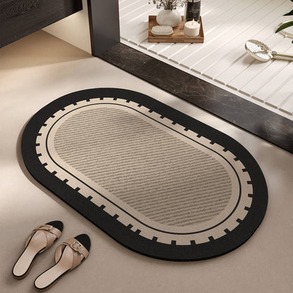 Elegant Woven Bath Mat
