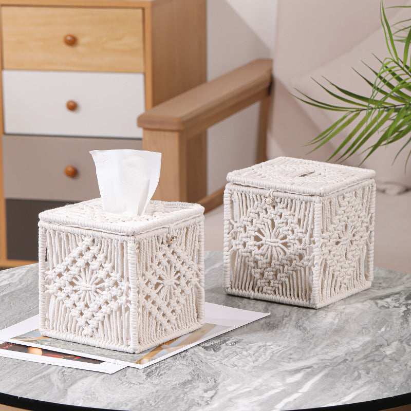 Handcrafted cotton cloth basket Acalora