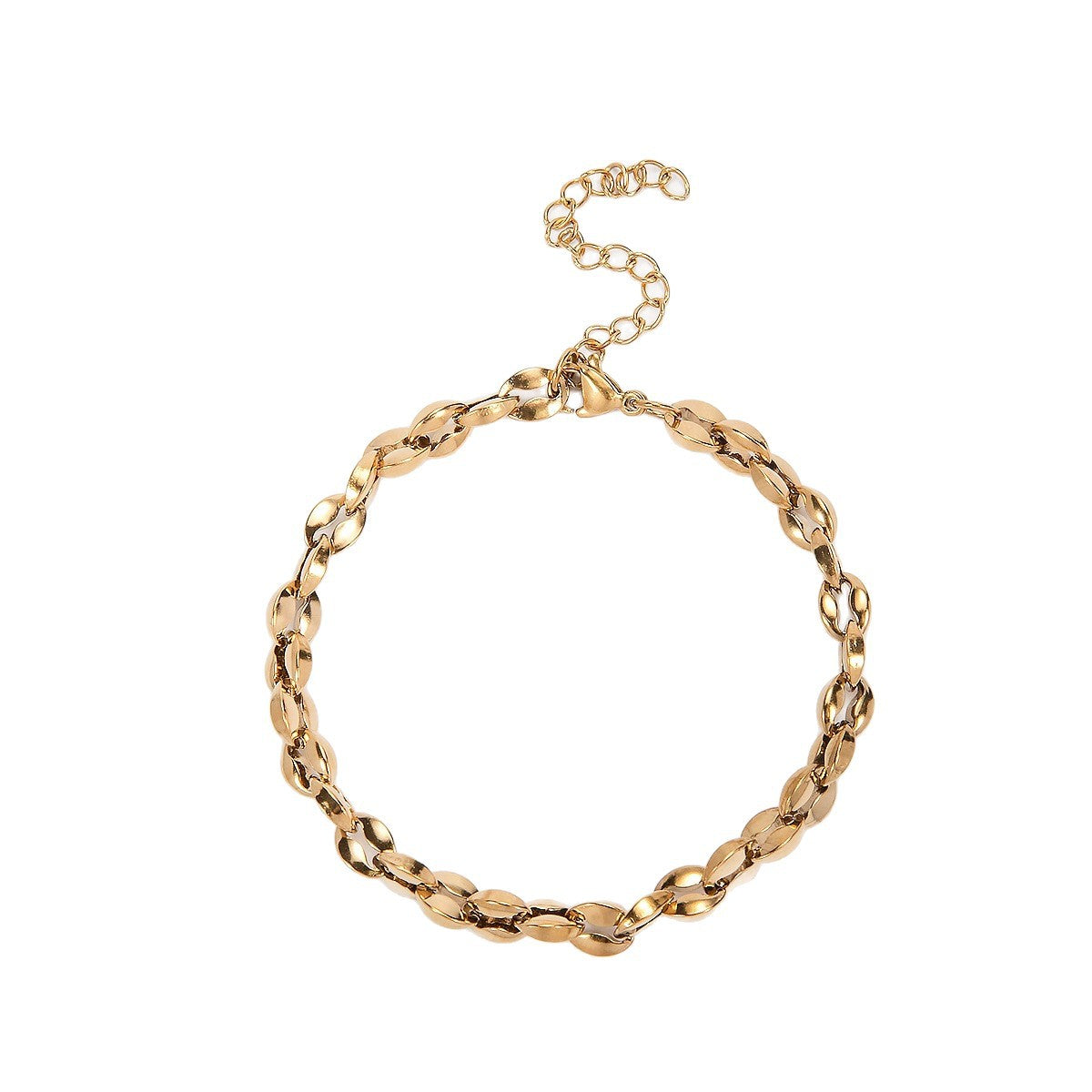 Contemporary Oval Link Chain Necklace Acalora
