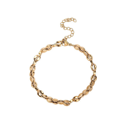 Contemporary Oval Link Chain Necklace Acalora