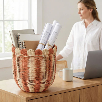 Decorative storage basket Acalora