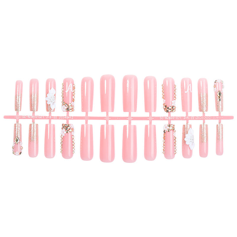 Elegant Decorative Press-On Nails Set Acalora
