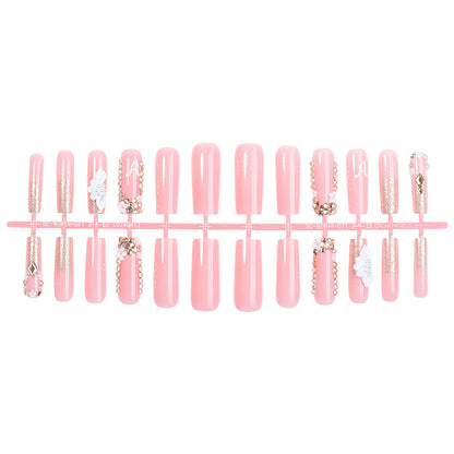 Elegant Decorative Press-On Nails Set Acalora