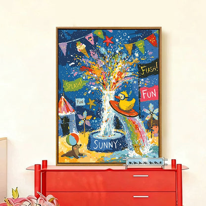 Whimsical Holiday-Themed Wall Art