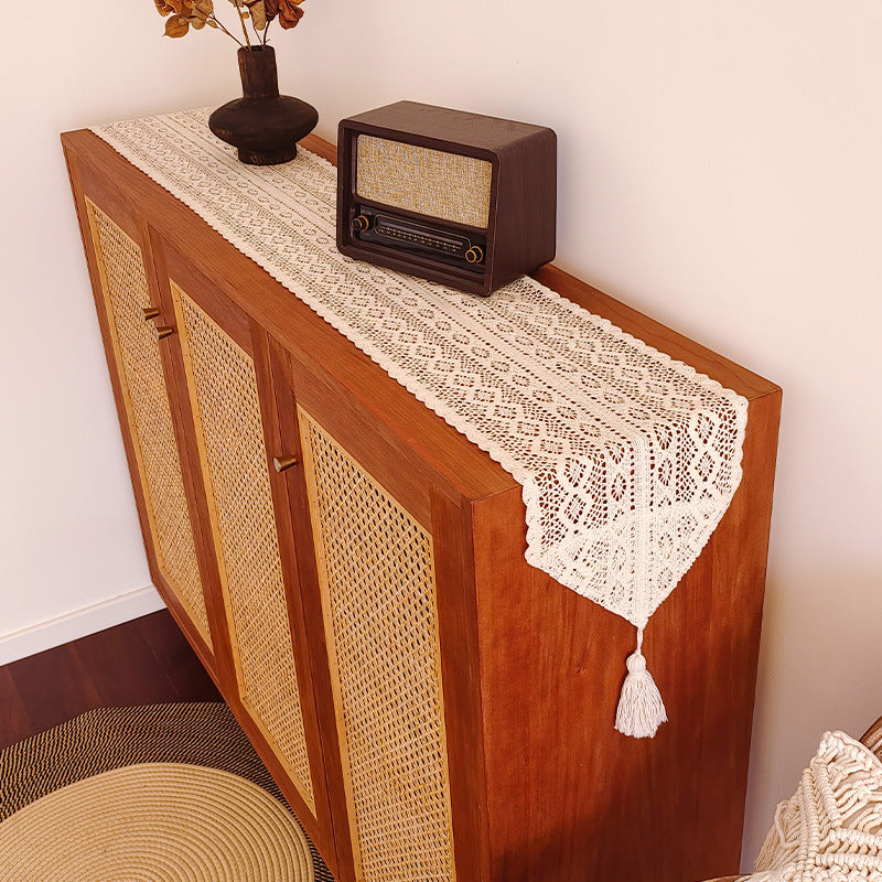 Elegant Crochet Lace Table Runner