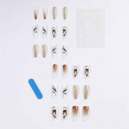 Creative animal design artificial nails Acalora