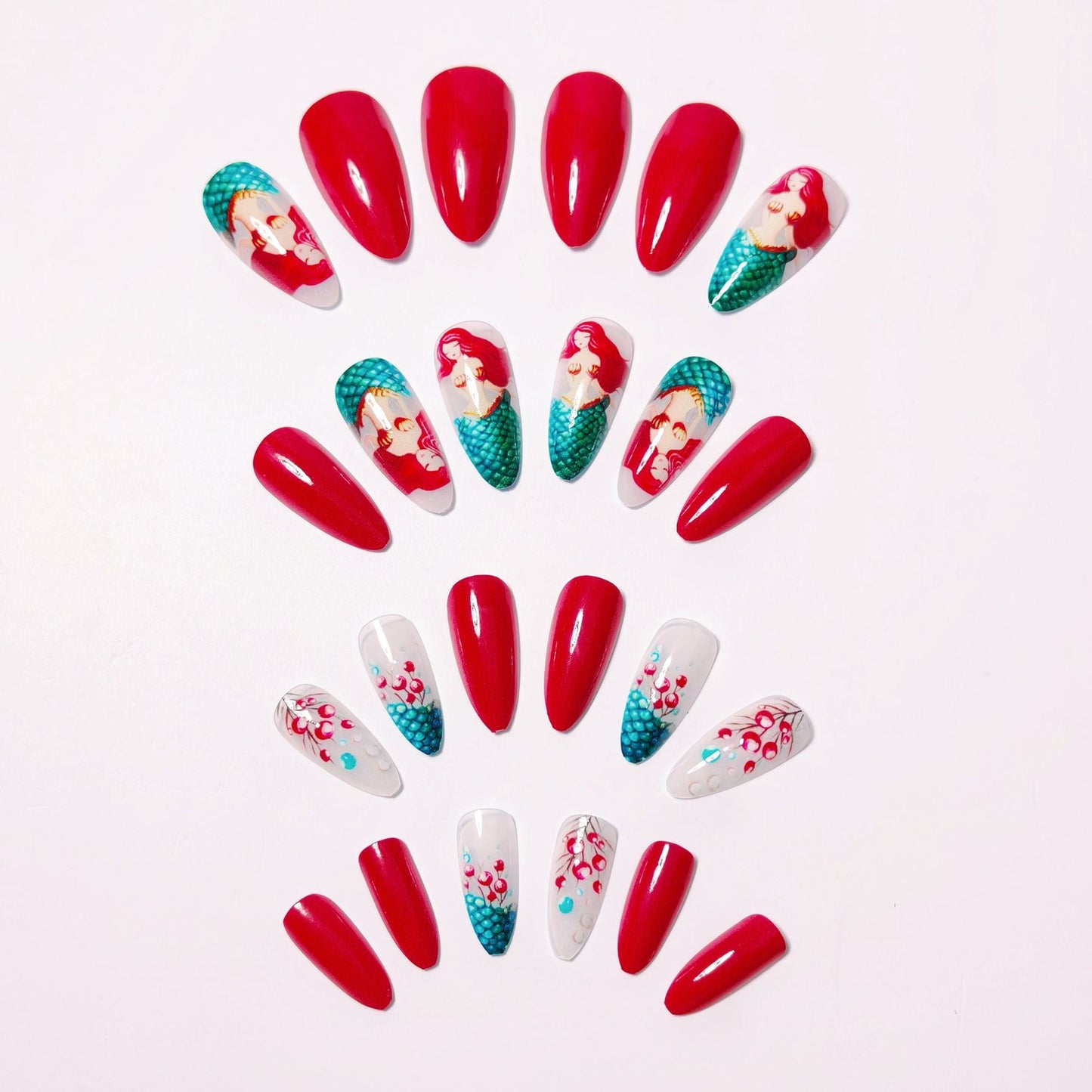 Mermaid Theme Decorative Nail Art Acalora