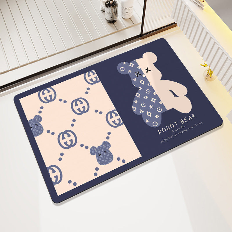 Cute Cartoon-Themed Bath Mat Acalora