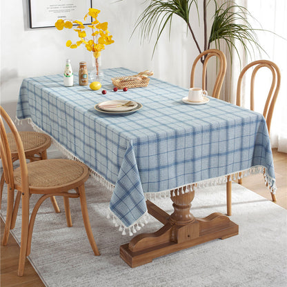 Casual Checkered Tablecloth