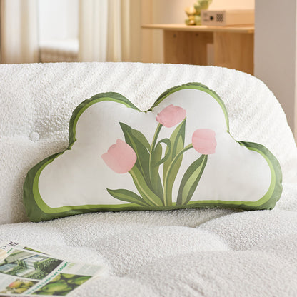 Decorative Cloud-Shaped Throw Pillow