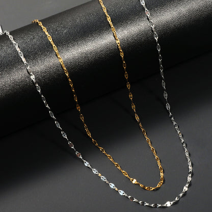 Elegant Interlaced Chain Necklace Acalora