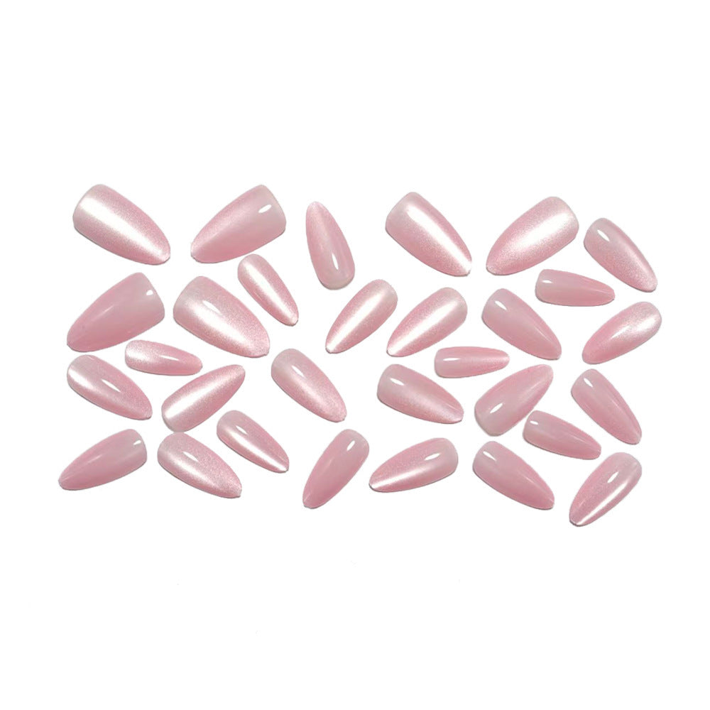 Artificial nails with elegant high gloss and pointed design Acalora