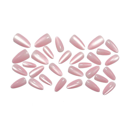 Artificial nails with elegant high gloss and pointed design Acalora