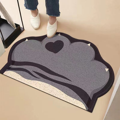 Cute Animal Paw Print Bath Mat