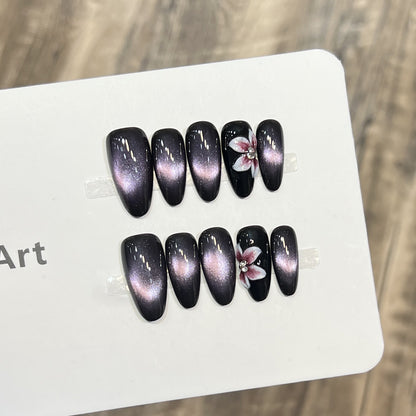 Elegant Ombre Stiletto Press-On Nail Design Acalora