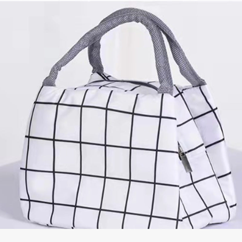 Stylish Checkered Tote Acalora