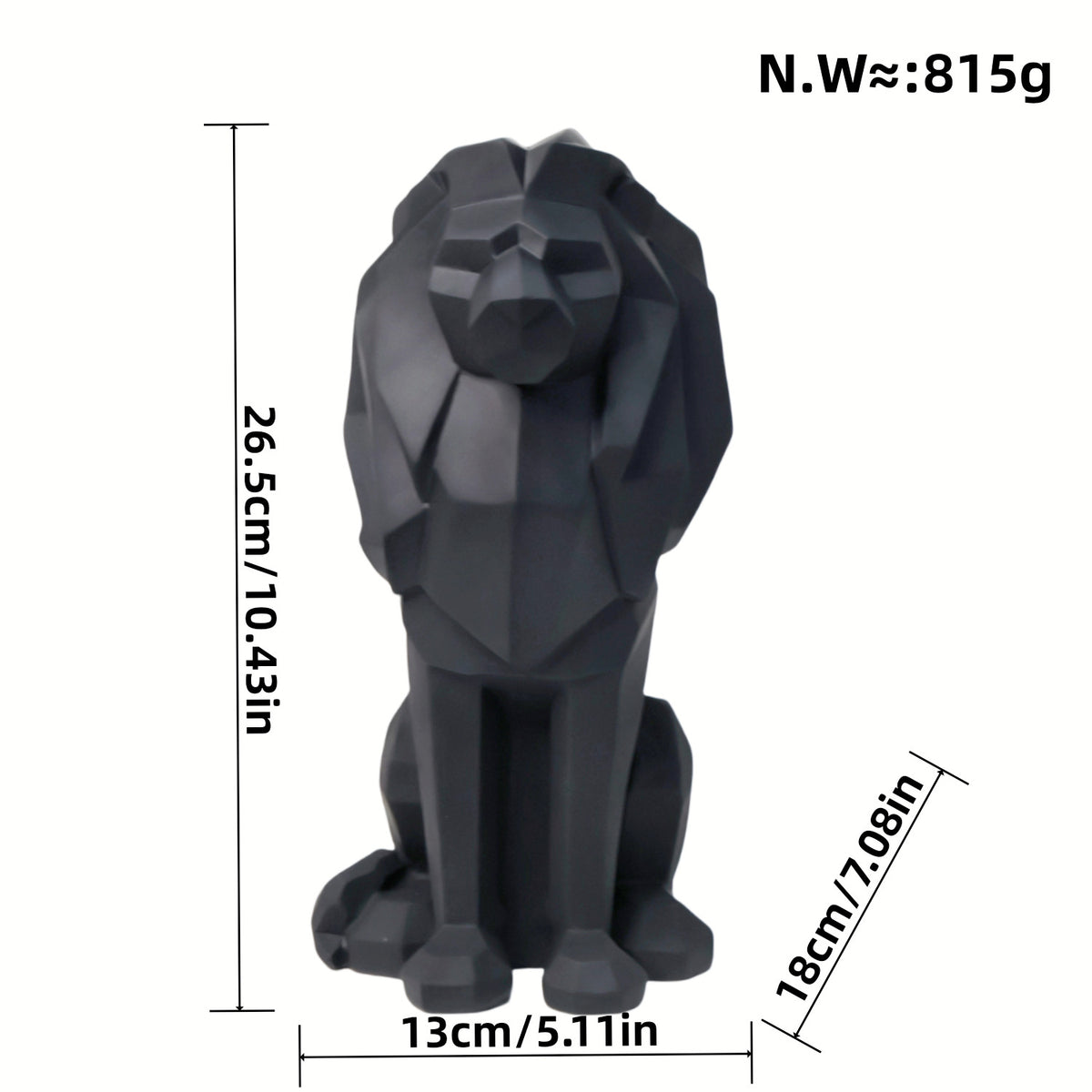 Decorative Lion Statue Acalora