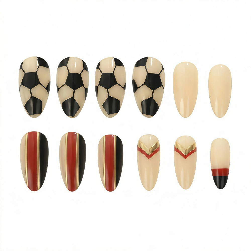 Creative Football Nail Art Acalora