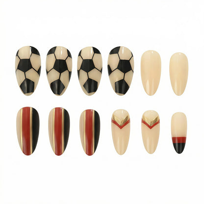 Creative Football Nail Art Acalora