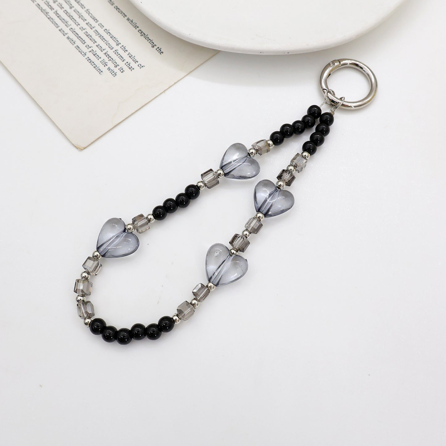 Beaded Eyewear Chain with Stylish Checker Design Acalora