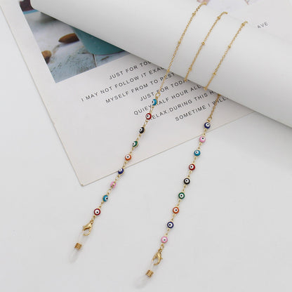 Elegant Crystal Eyewear Chain Acalora