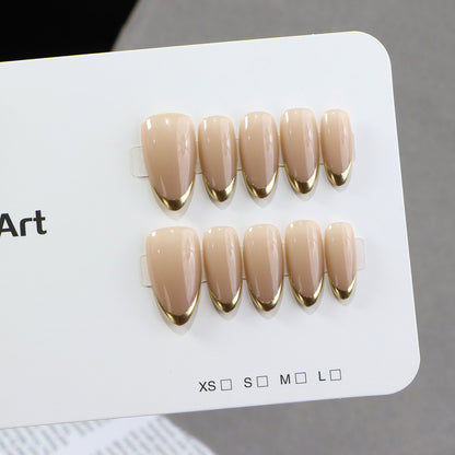 Luxe French Tip Press-On Nail Set Acalora
