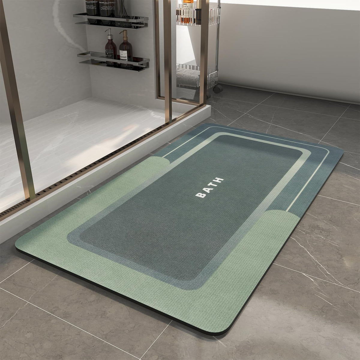 Absorbent Memory Foam Bath Mat Acalora
