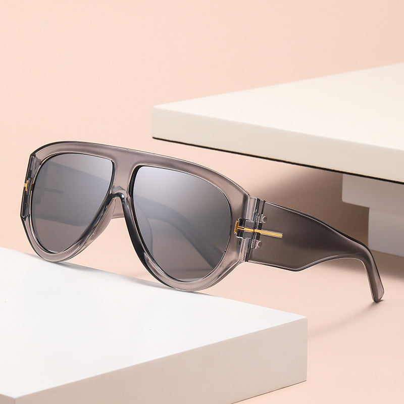 Oversized UV400 Aviator Sunglasses Bowlift