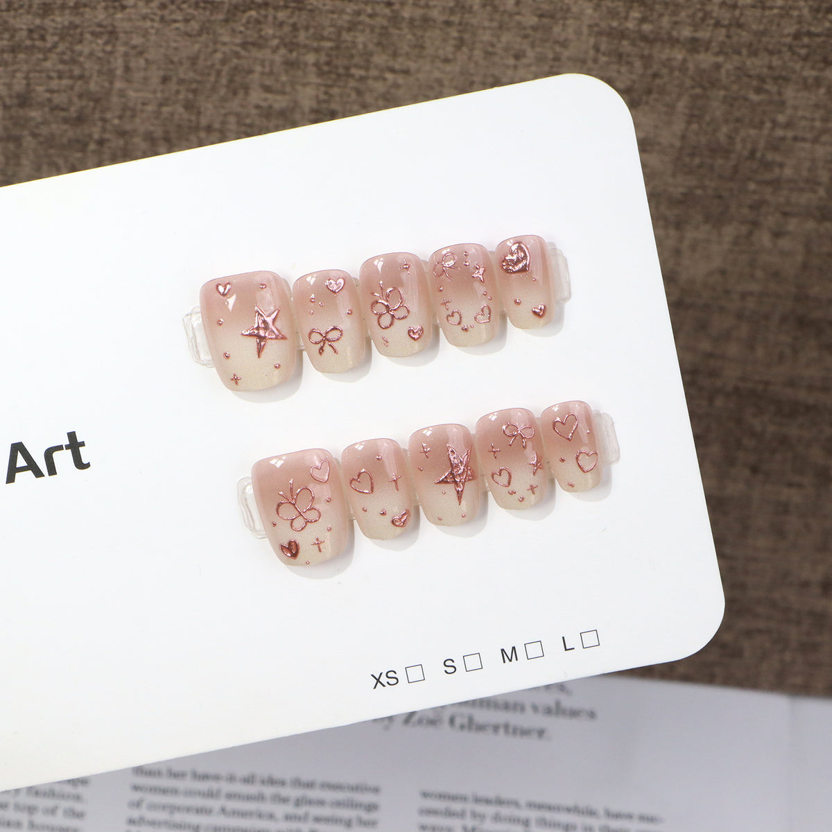 Thematic Press-On Nail Art Set Acalora
