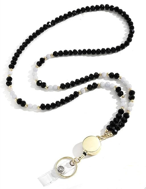 Beaded Eyewear Retractable Lanyard Acalora