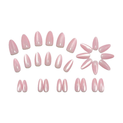 Artificial nails with elegant high gloss and pointed design Acalora