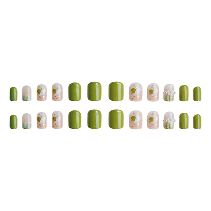 Artificial nail set with elegant handcrafted designs Acalora