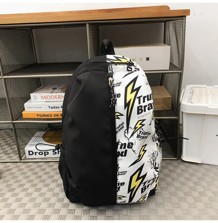 Graphic Print Backpack Acalora
