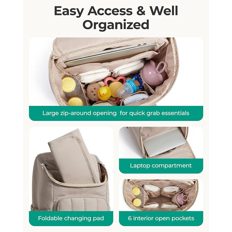 Insulated Multi-Pocket Backpack Acalora