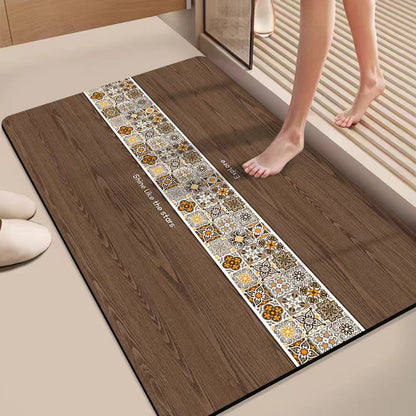 Decorative Memory Foam Bath Mat