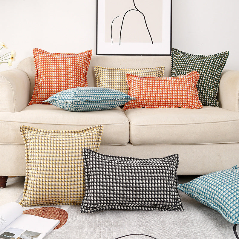 Decorative Geometric Patterned Cushion