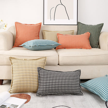 Decorative Geometric Patterned Cushion
