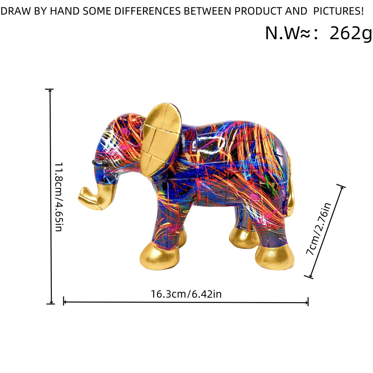 Decorative Elephant Figure Acalora