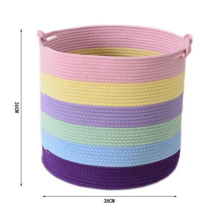 Modern storage basket with handles Acalora