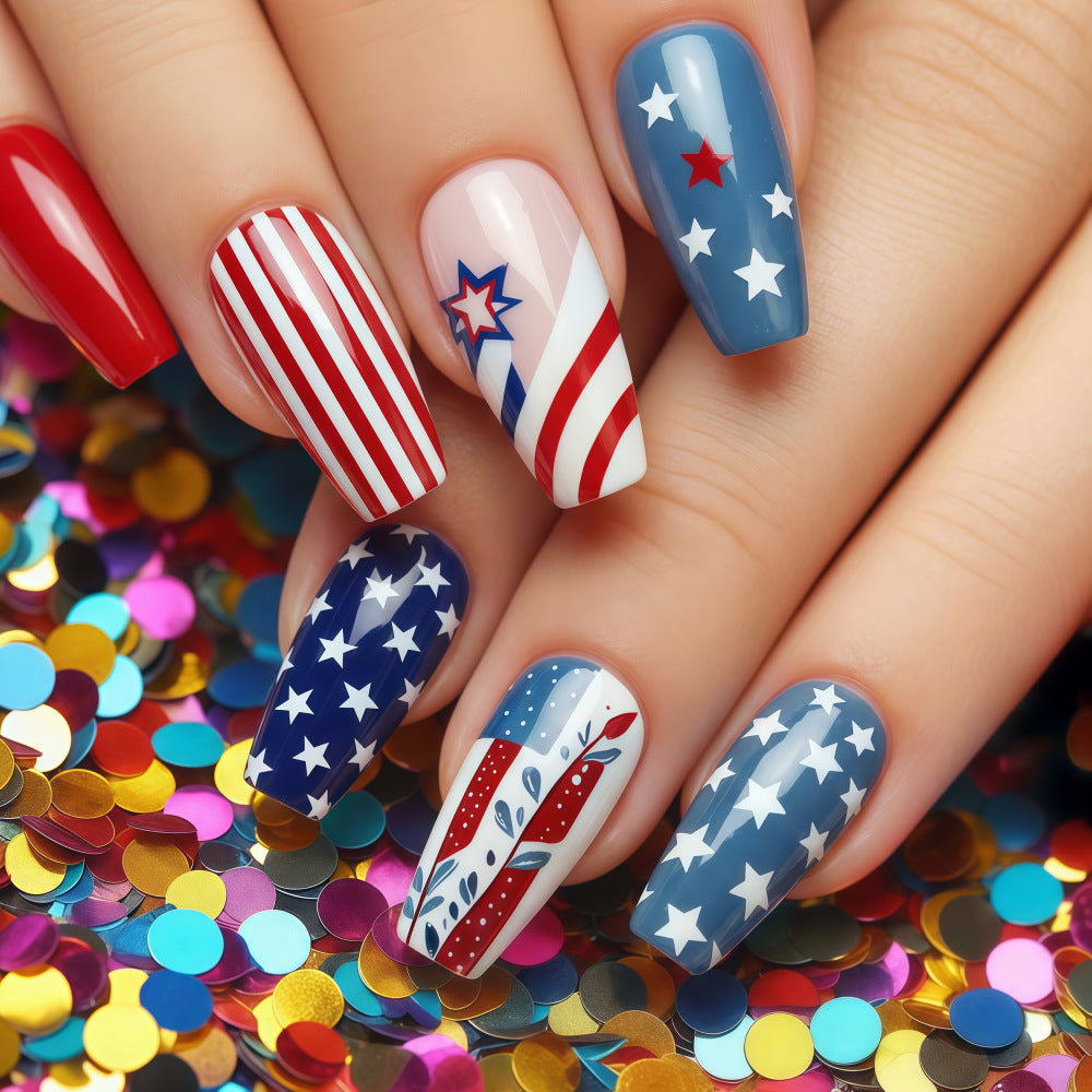Creative and festive art nails Acalora