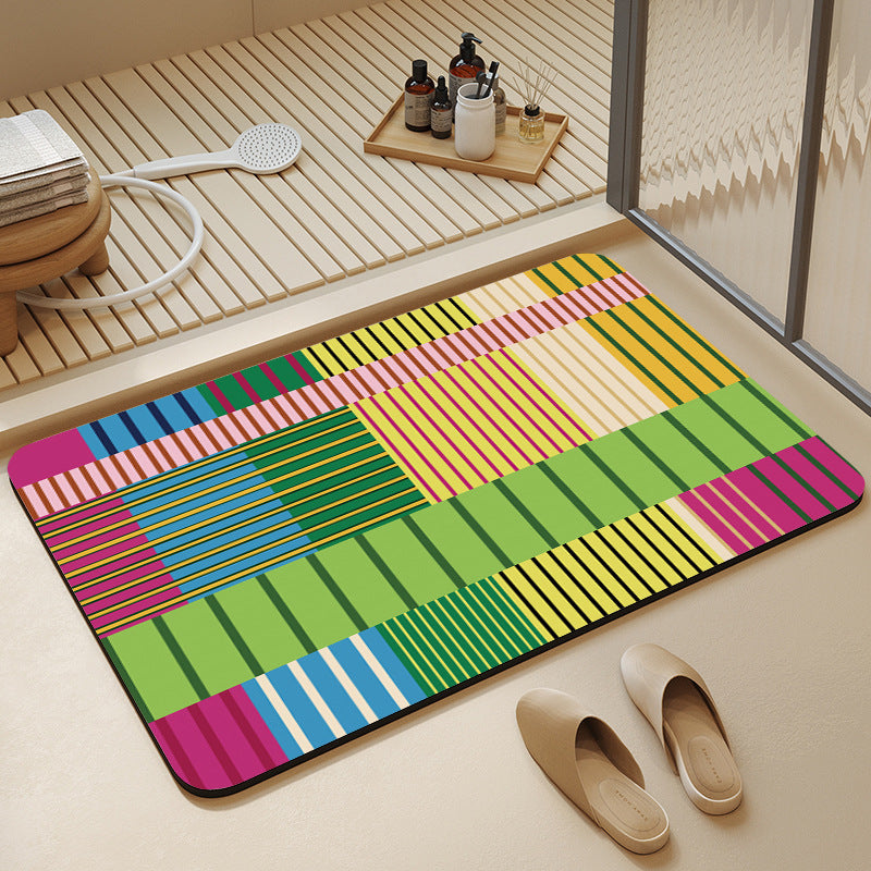 Cheerful Decorative Entrance Mat Acalora