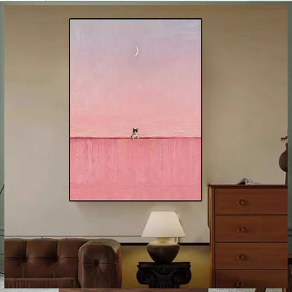 Minimalist Cat Art Print