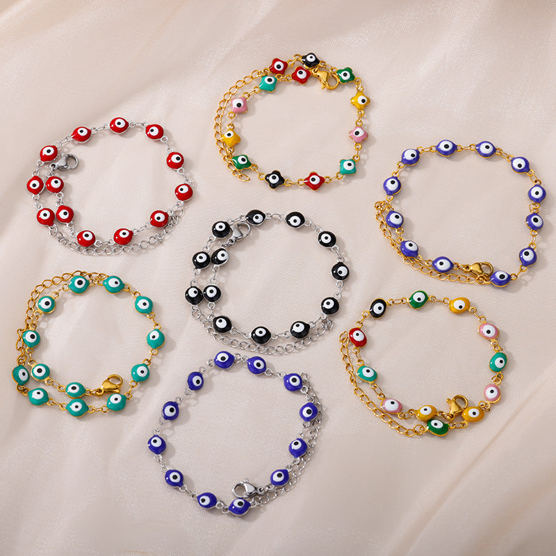 Evil Eye Protection Anklet Acalora