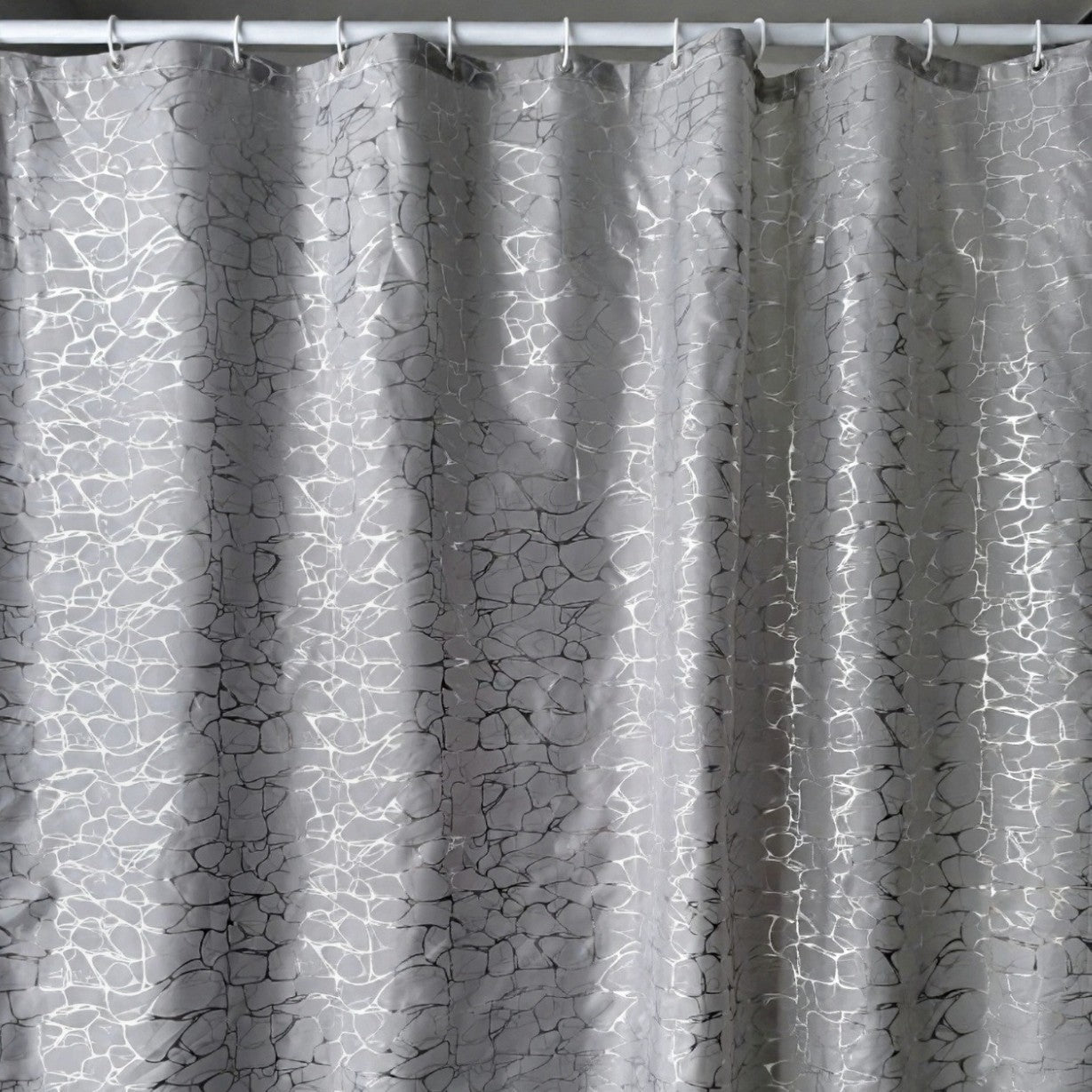 Elegant Textured Shower Curtain
