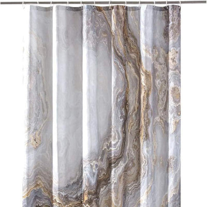 Artistic Marble Print Shower Curtain