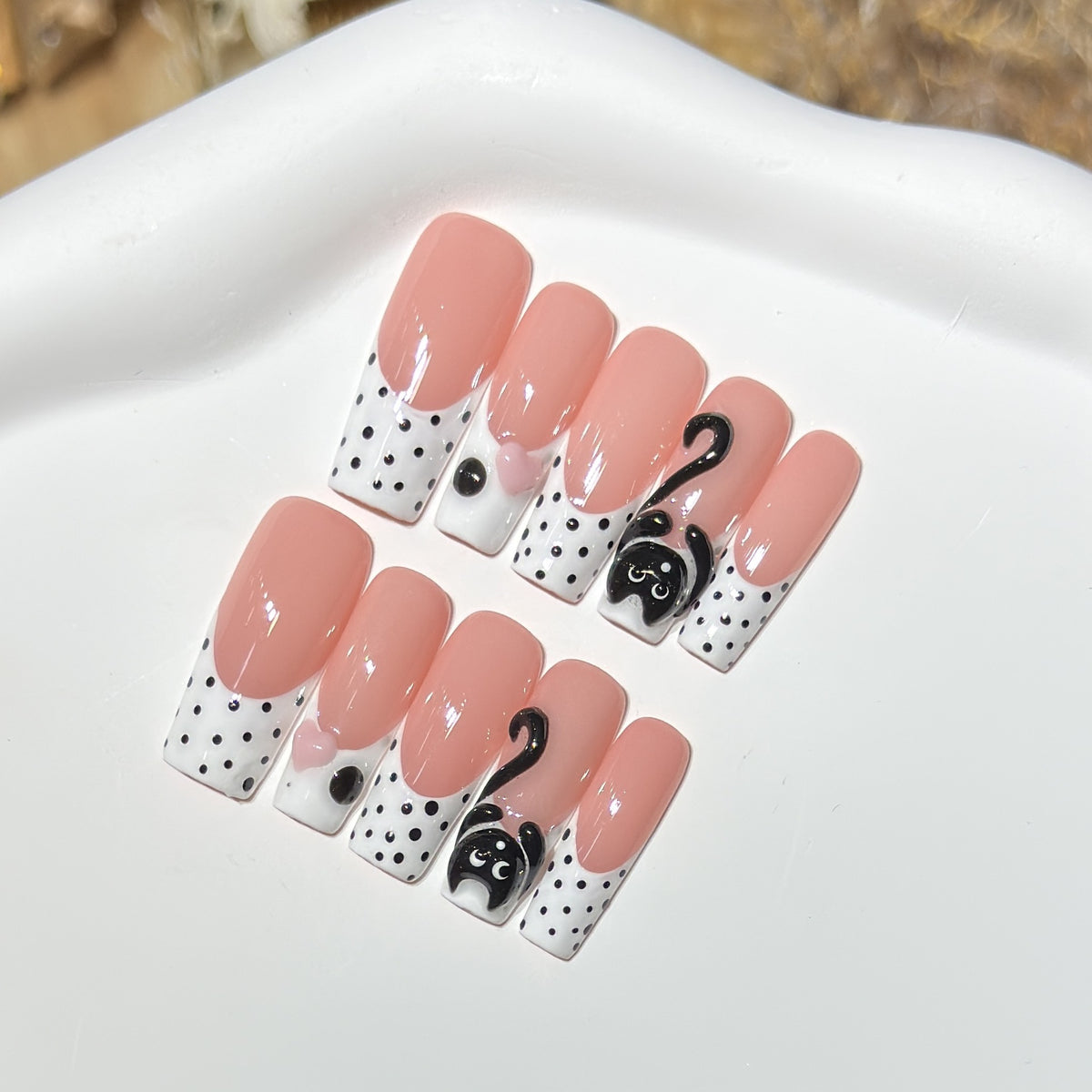 Cat-Themed Nail Art Set Acalora