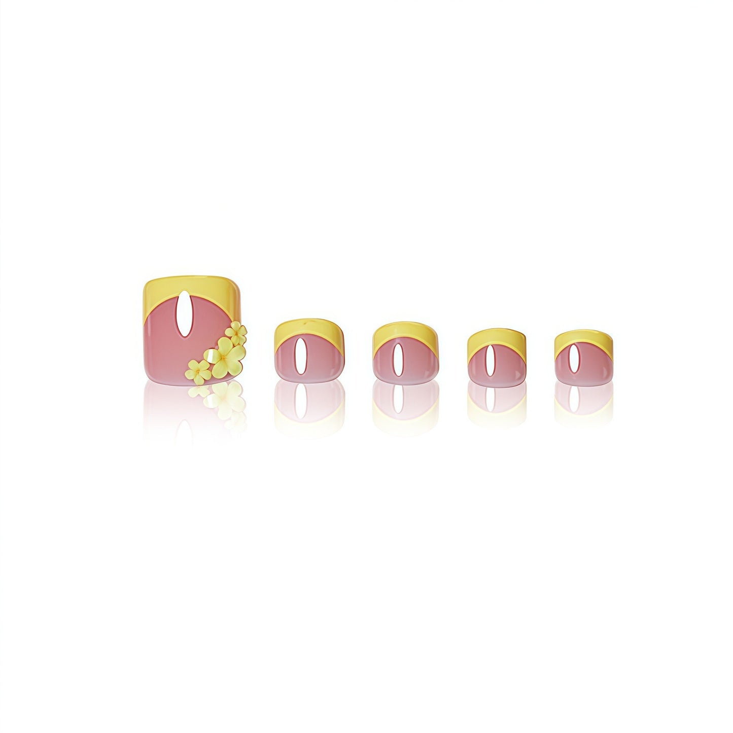 Decorative Rhinestone Press-On Nail Set Acalora