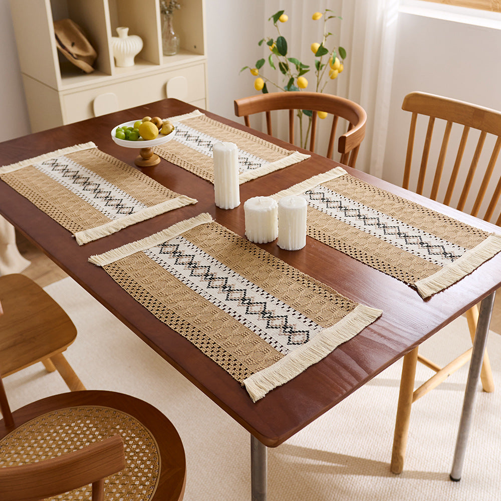 Decorative Fringed Table Runner