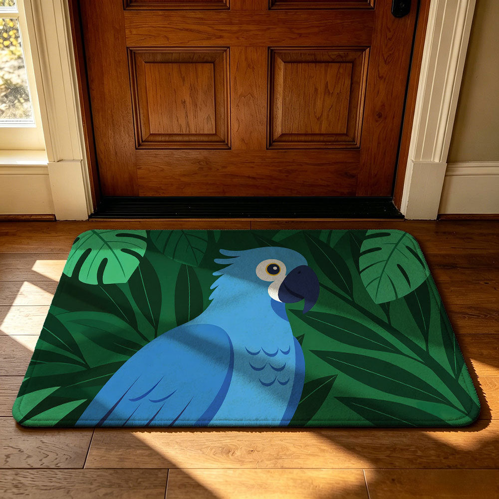 Unisex Tropical-Themed Decorative Doormat